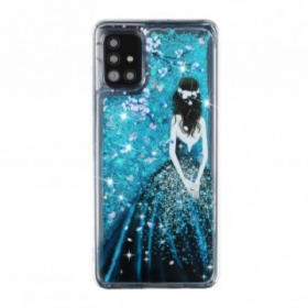 Maskica Samsung Galaxy A52 4G / A52 5G / A52s 5G Žena Šljokice