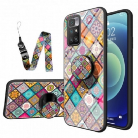 Maskica Xiaomi Redmi 10 Patchwork Magnetski Držač