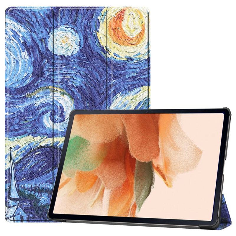 Maskica Samsung Galaxy Tab S7 FE Držač Olovke Starry Night