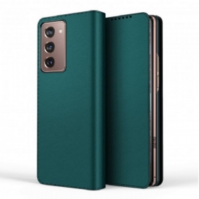 Flip Futrola Samsung Galaxy Z Fold 2 Kožna Futrola Prava Koža