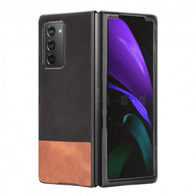 Maskica Samsung Galaxy Z Fold 2 Dvobojna Umjetna Koža