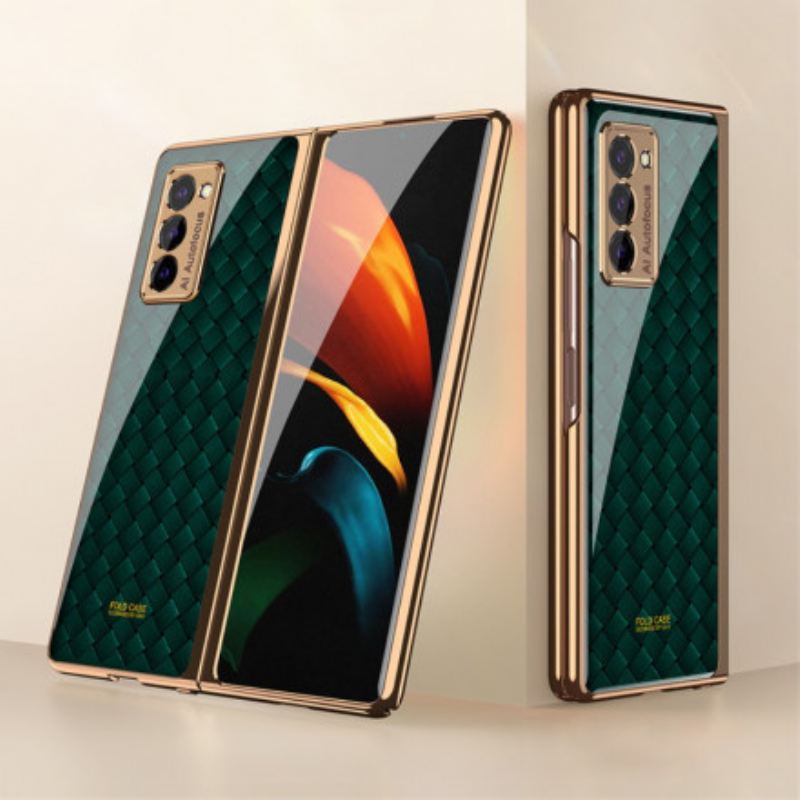 Maskica Samsung Galaxy Z Fold 2 Gkk Tkani Dizajn Kaljeno Staklo