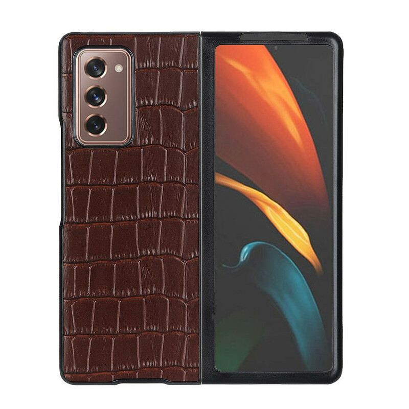 Maskica Samsung Galaxy Z Fold 2 Prava Krokodilska Koža