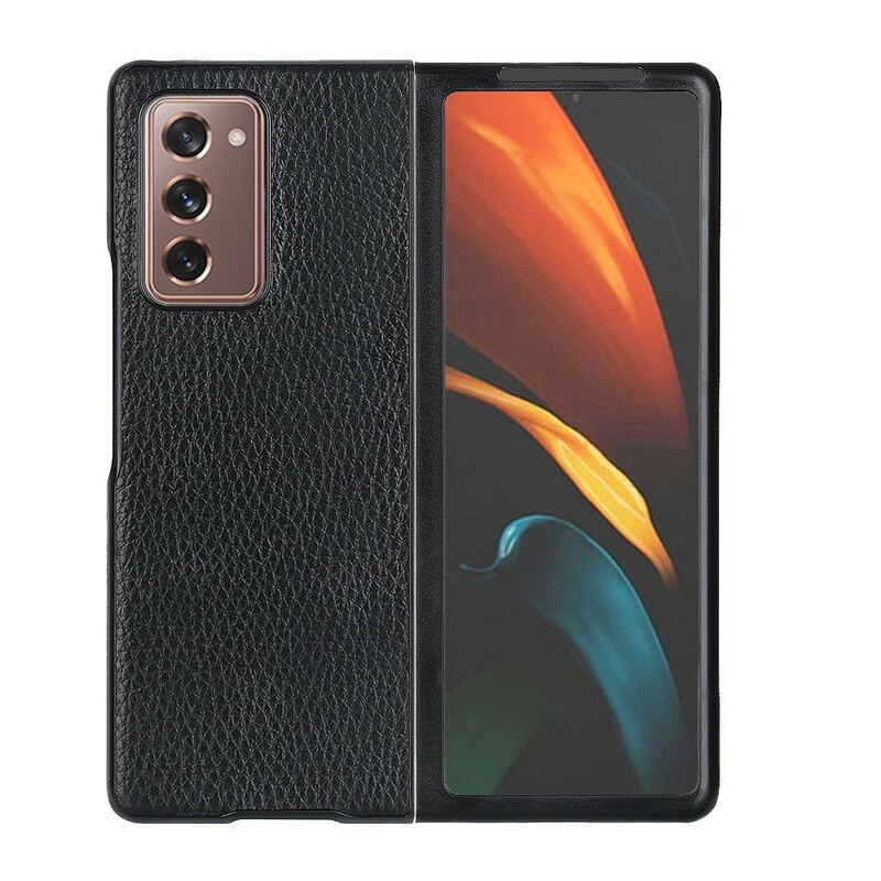 Maskica Samsung Galaxy Z Fold 2 Prava Teksturirana Liči Koža