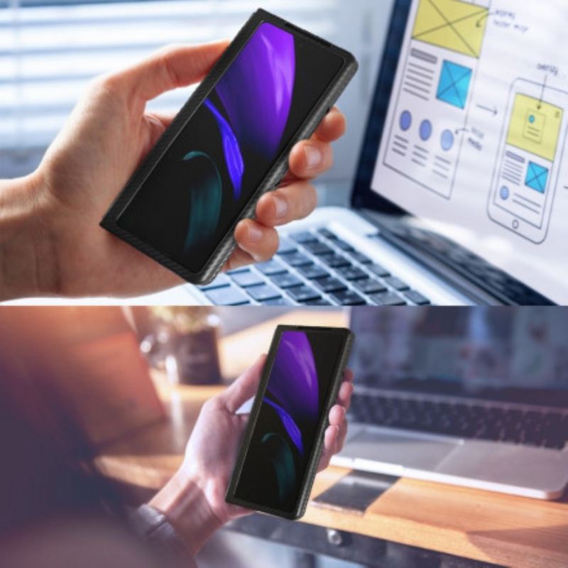 Maskica Samsung Galaxy Z Fold 2 Teksturiran S Hands-free Podrškom