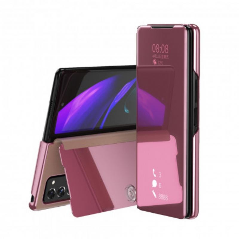 Maskica Samsung Galaxy Z Fold 2 Višenamjenski Efekt Zrcala