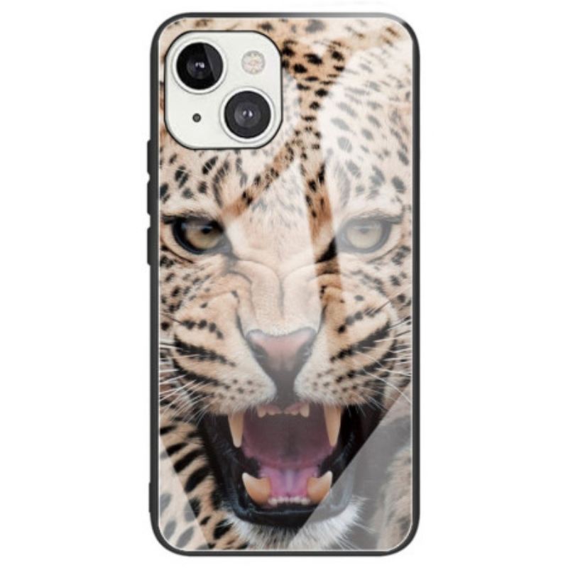 Maskica iPhone 14 Leopard Kaljeno Staklo