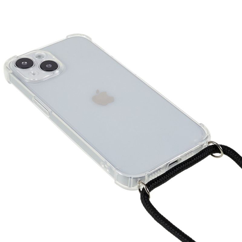 Maskica iPhone 14 Prozirno S Užetom