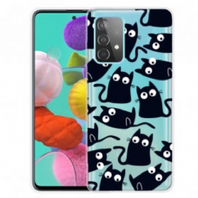 Maskica Samsung Galaxy A32 5G Crni Miševi