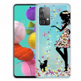 Maskica Samsung Galaxy A32 5G Cvijetna Djevojka