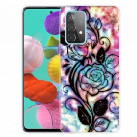 Maskica Samsung Galaxy A32 5G Grafički Cvijet