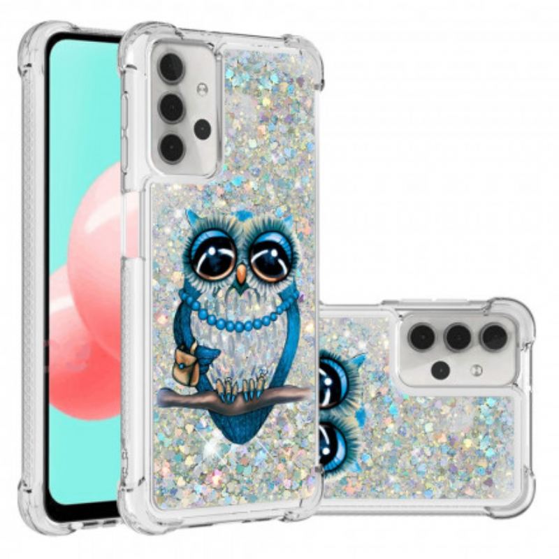 Maskica Samsung Galaxy A32 5G Miss Owl Sequins