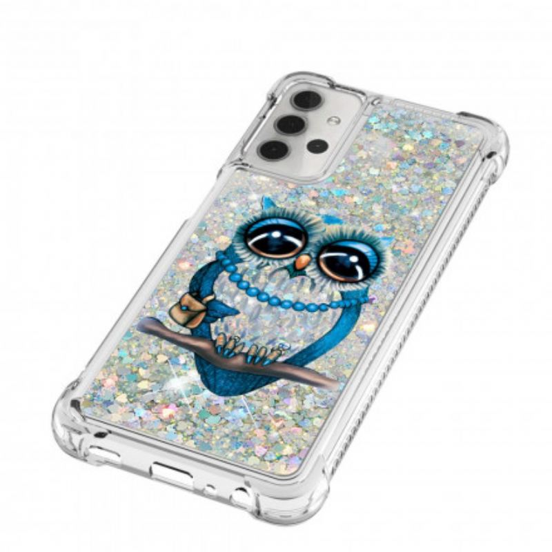 Maskica Samsung Galaxy A32 5G Miss Owl Sequins