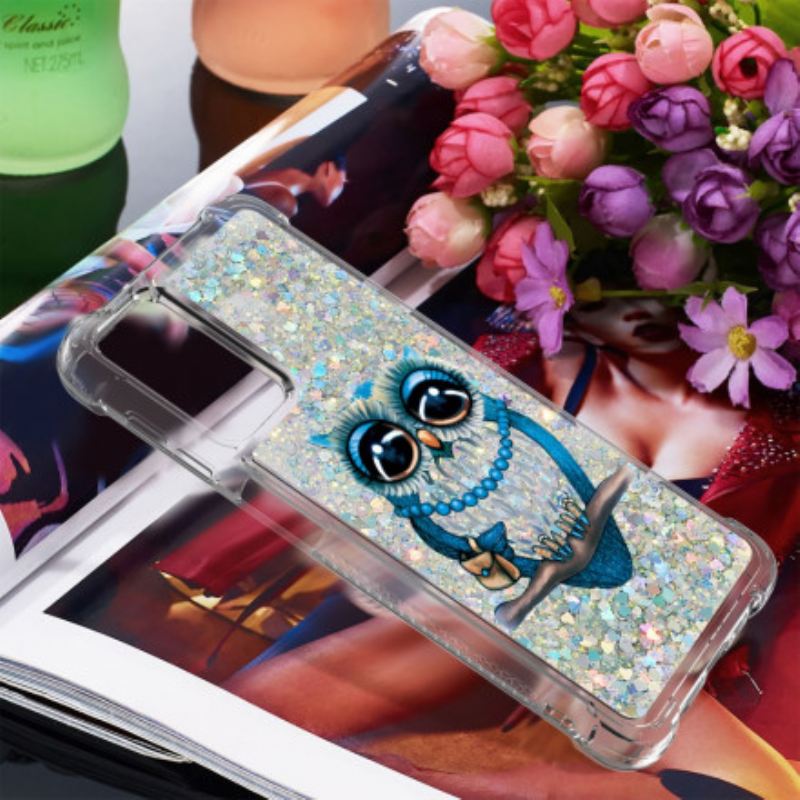 Maskica Samsung Galaxy A32 5G Miss Owl Sequins