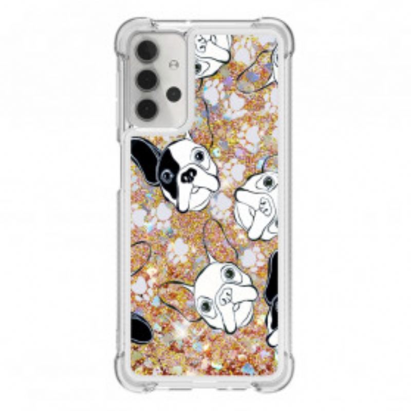 Maskica Samsung Galaxy A32 5G Mr Dog Sequins