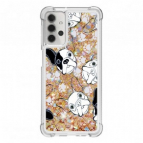 Maskica Samsung Galaxy A32 5G Mr Dog Sequins