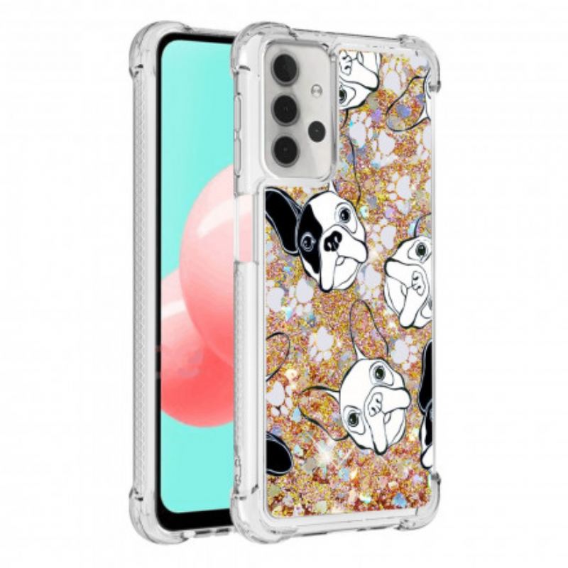 Maskica Samsung Galaxy A32 5G Mr Dog Sequins