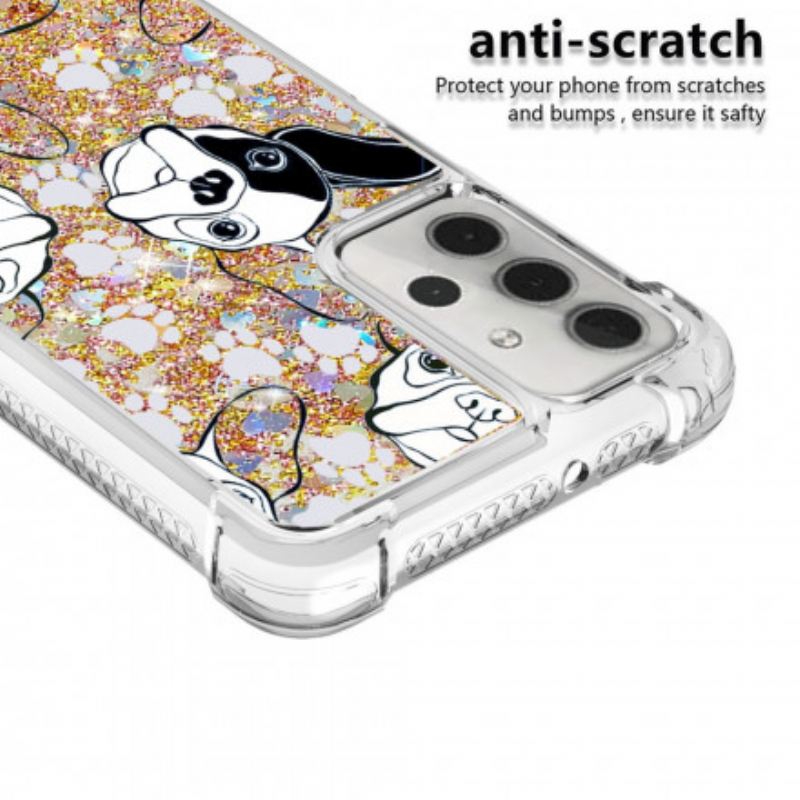 Maskica Samsung Galaxy A32 5G Mr Dog Sequins