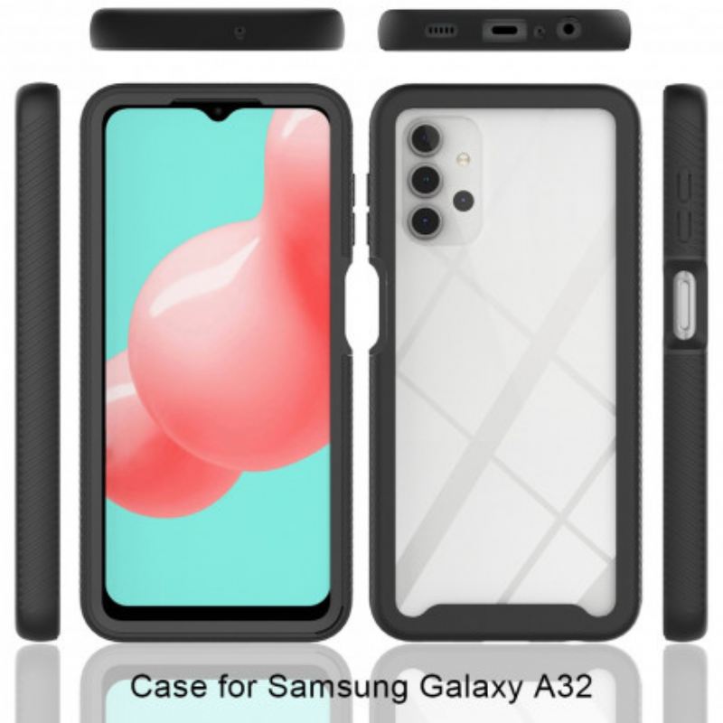 Maskica Samsung Galaxy A32 5G Silikonski Rubovi Hibridnog Dizajna