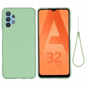 Maskica Samsung Galaxy A32 5G Tekući Silikon S Uzicom