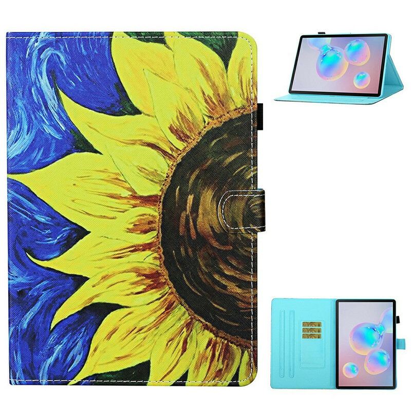 Flip Futrola Samsung Galaxy Tab S8 / Tab S7 Slikani Suncokret