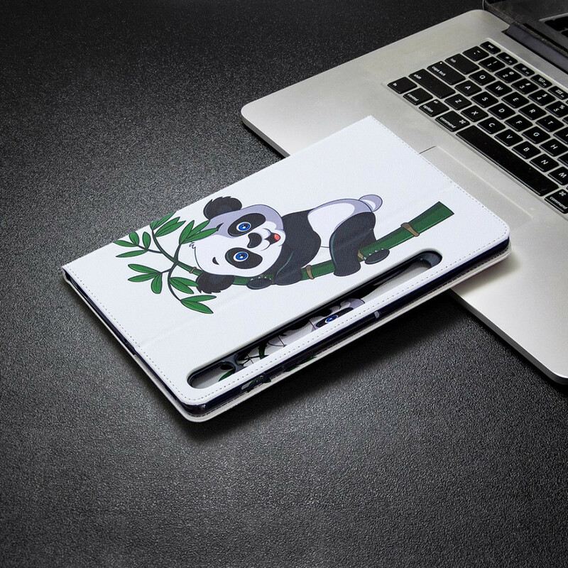 Kožna Futrola Samsung Galaxy Tab S8 / Tab S7 Panda Print Uzorak