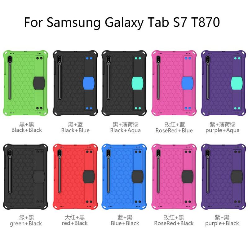 Maskica Samsung Galaxy Tab S8 / Tab S7 Eva S Potporom Za Remen I Remenom Za Nošenje Na Ramenu