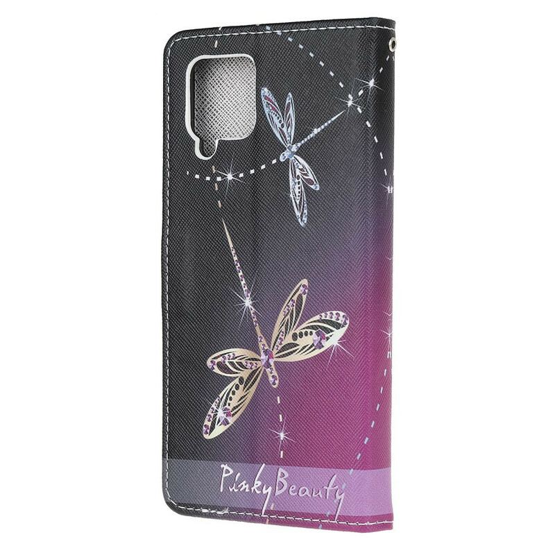 Futrola Samsung Galaxy M12 / A12 Dragonflies S Remenčićima