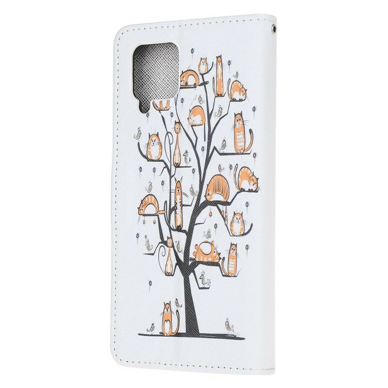 Futrola Samsung Galaxy M12 / A12 Funky Cats S Remenom