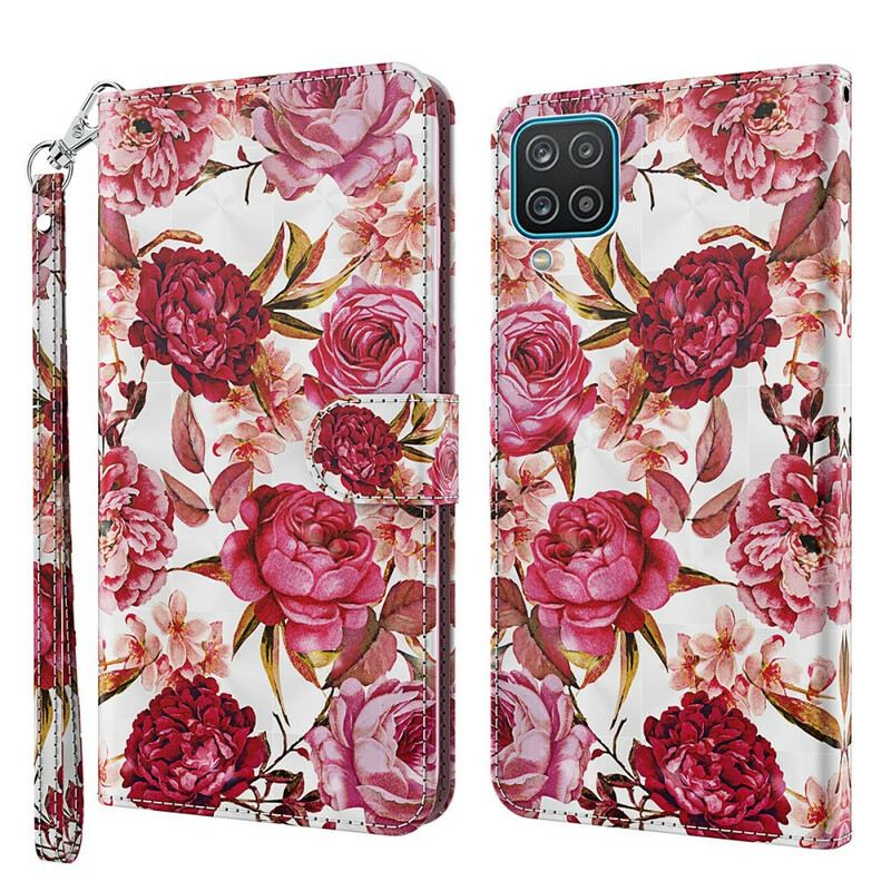 Futrola Samsung Galaxy M12 / A12 Light Spot Roses S Uzicom