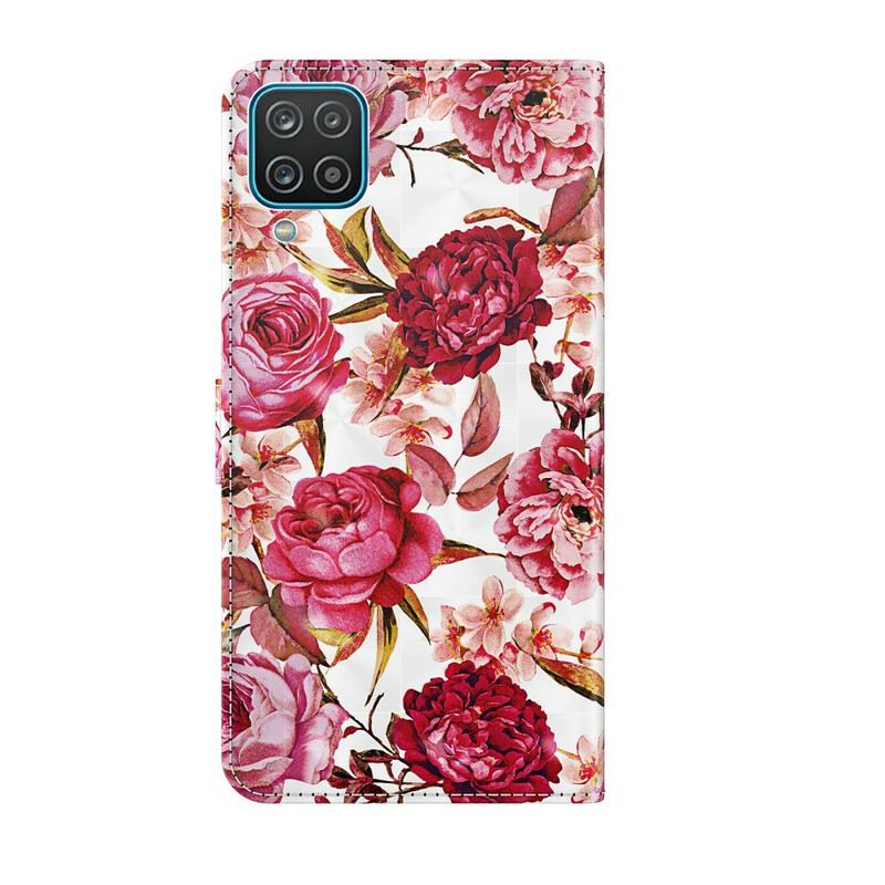 Futrola Samsung Galaxy M12 / A12 Light Spot Roses S Uzicom