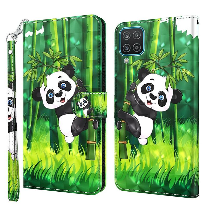 Futrola Samsung Galaxy M12 / A12 Panda I Bambus