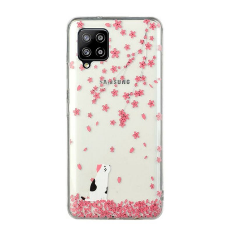 Maskica Samsung Galaxy M12 / A12 Latice I Mačka