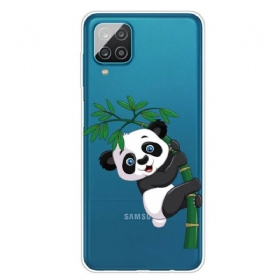 Maskica Samsung Galaxy M12 / A12 Panda Bez Šavova Na Bambusu