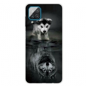 Maskica Samsung Galaxy M12 / A12 Puppy Dream