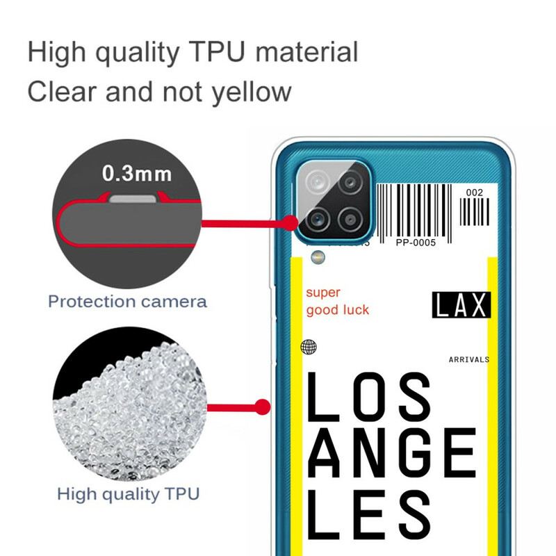 Maskica Samsung Galaxy M12 / A12 Ukrcajna Karta Za Los Angeles