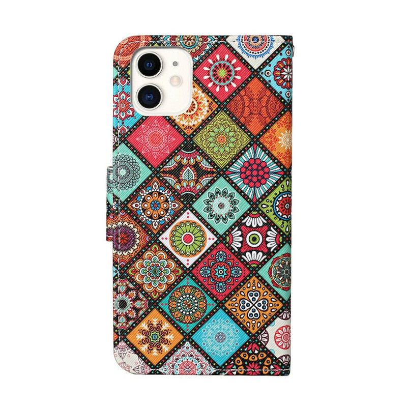 Flip Futrola iPhone 12 / 12 Pro Patchwork Mandale S Uzicom