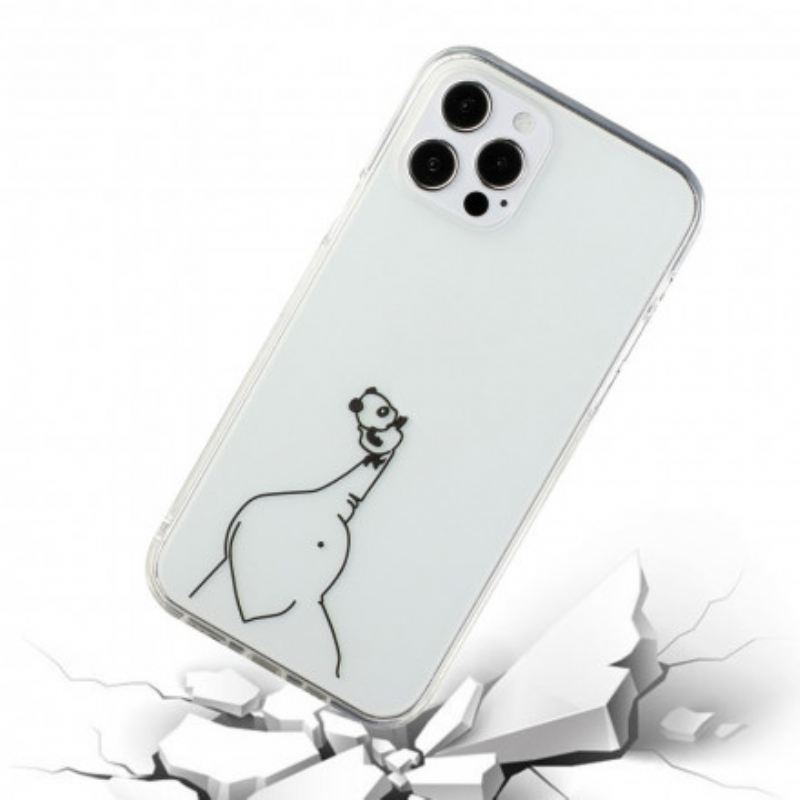 Maskica iPhone 12 / 12 Pro Igre S Logotipom Panda