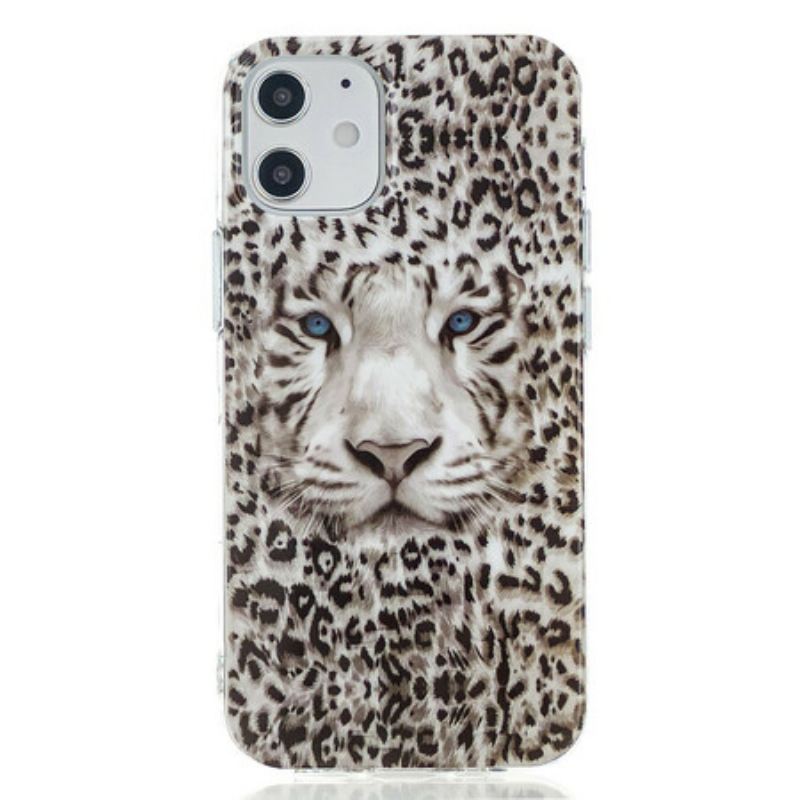 Maskica iPhone 12 / 12 Pro Leopard Fluorescentno