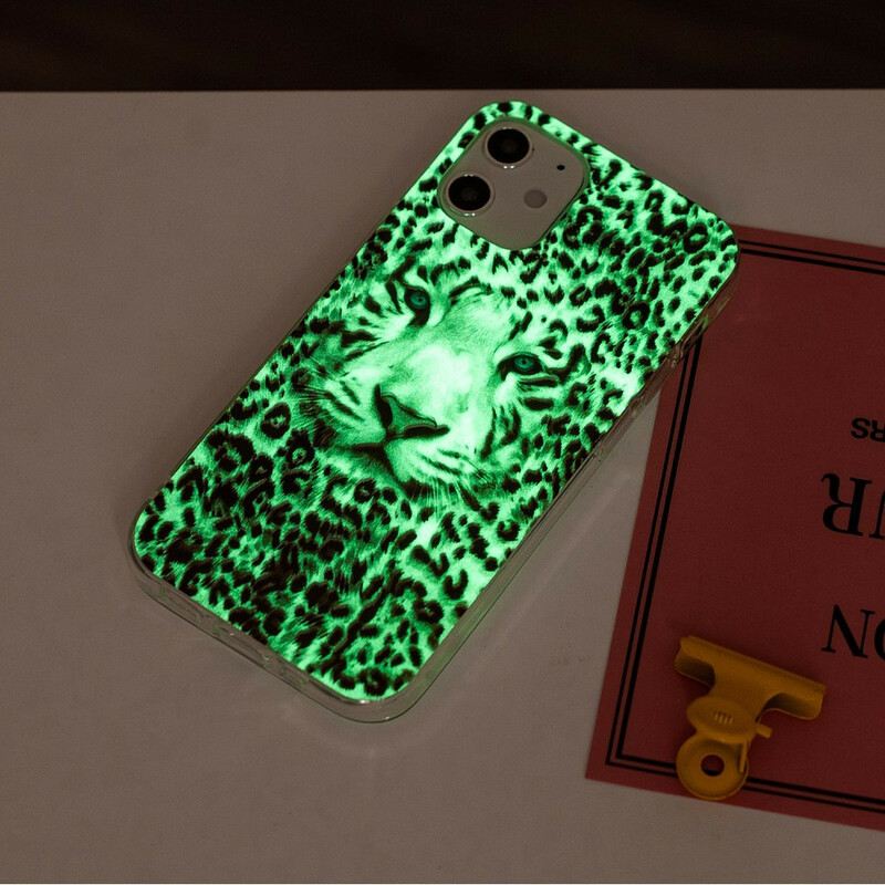 Maskica iPhone 12 / 12 Pro Leopard Fluorescentno