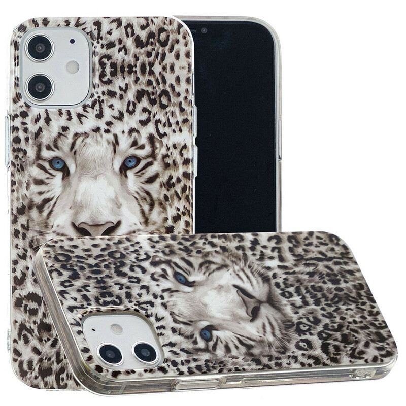 Maskica iPhone 12 / 12 Pro Leopard Fluorescentno