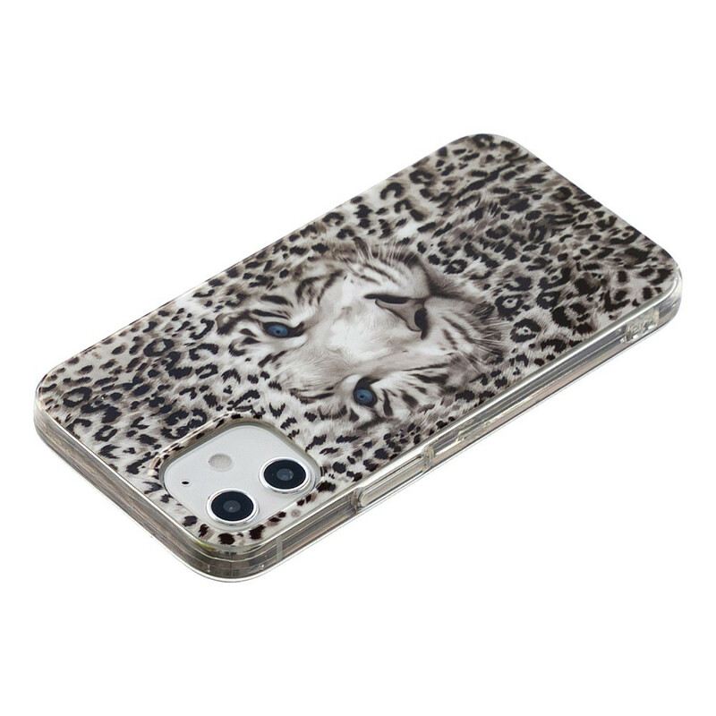 Maskica iPhone 12 / 12 Pro Leopard Fluorescentno