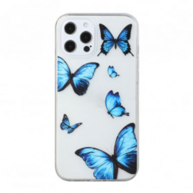 Maskica iPhone 12 / 12 Pro Let Plavih Leptira