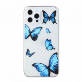 Maskica iPhone 12 / 12 Pro Let Plavih Leptira