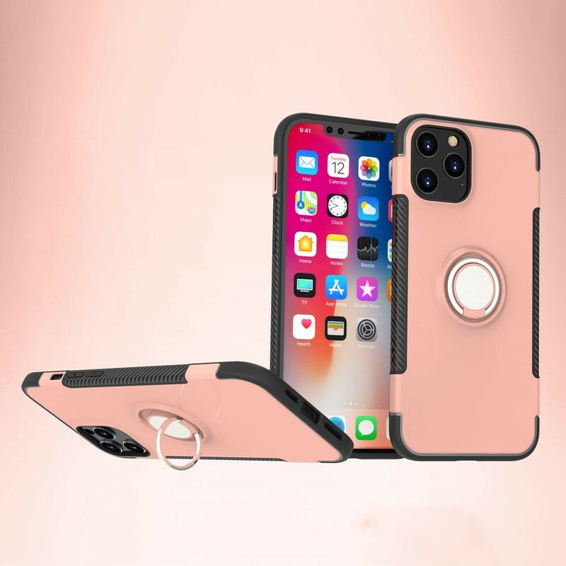 Maskica iPhone 12 / 12 Pro Metalni Prsten Od Karbonskih Vlakana