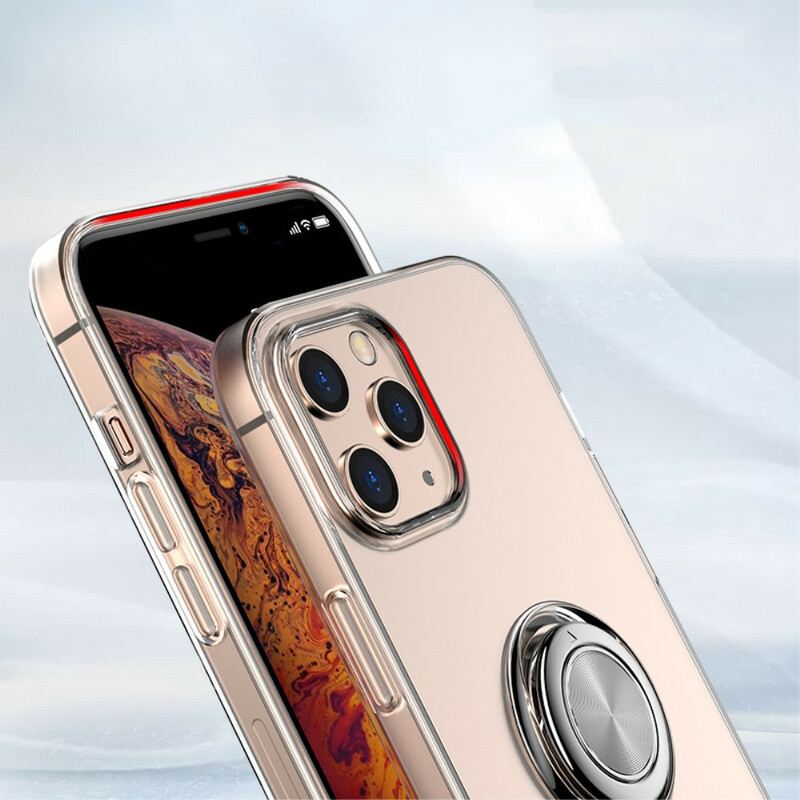 Maskica iPhone 12 / 12 Pro Prozirna S Nosačem Za Prsten