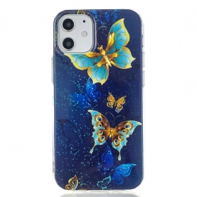 Maskica iPhone 12 / 12 Pro Serija Fluorescentnih Leptira