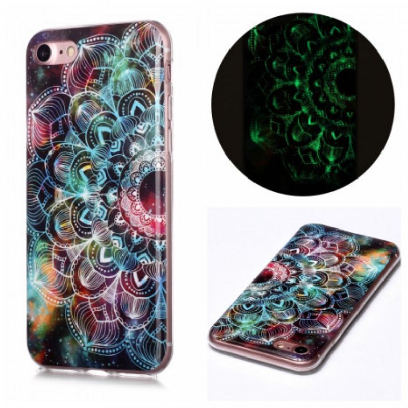 Maskica iPhone SE 3 / SE 2 / 8 / 7 Fluorescentna Mandala