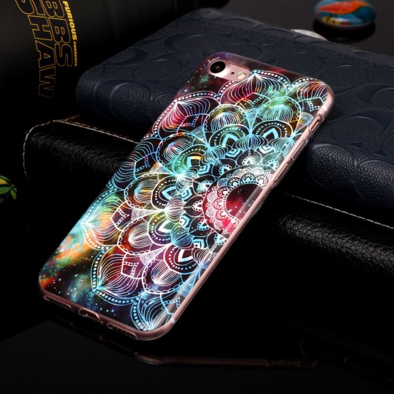 Maskica iPhone SE 3 / SE 2 / 8 / 7 Fluorescentna Mandala