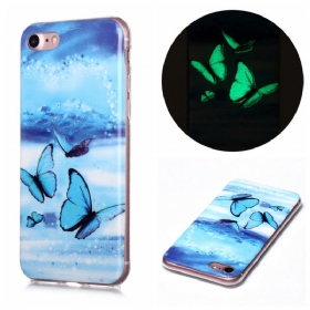 Maskica iPhone SE 3 / SE 2 / 8 / 7 Fluorescentni Leptiri